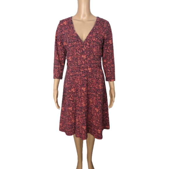 Patagonia Floral Print Margot Dress L - Picture 1 of 8